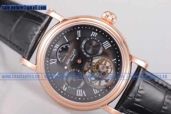 Patek Philippe 1:1 Clone Grand Complication Watch Rose Gold 5140BR (AAAF)